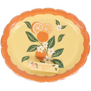 Pack of 4 Orange Blossom Platters