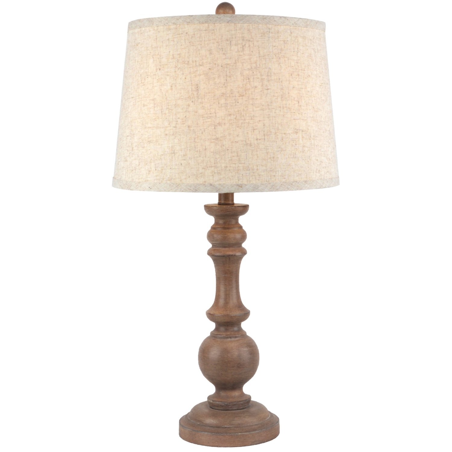 Image of Seraphia Table Lamp with Edged Linen&hellip;