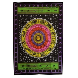 Colorful Zodiac Wall Art 70x110cm - Cosmic Celestial Decor