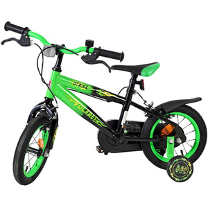 VOLARE Strike Green and Black 51258 12-Inch Boys Children's Bike