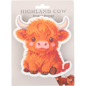 Highland Cow Shaped Sponge