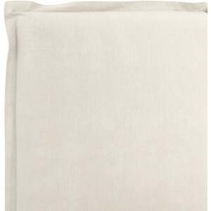 Wexford Super King Ivory Linen Upholstered Bed with Pillow Headboard