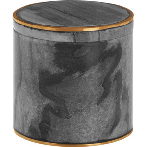 Bosco Grey Marble and Gold Cotton Jar