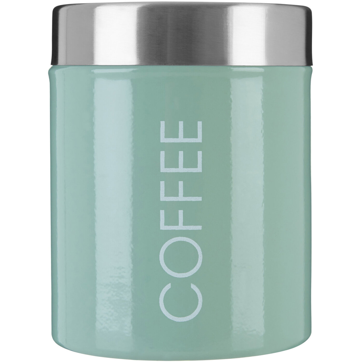 Liberty Pistachio Enamel Coffee Canister - Green