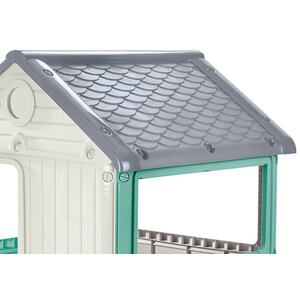 Dolu Childrens My First Indoor Outdoor Playhouse - White, Teal