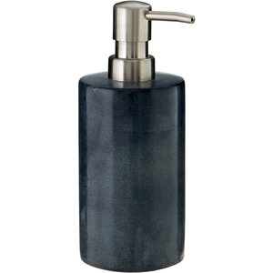 Kamal Dark Grey Marble Effect Lotion Dispenser