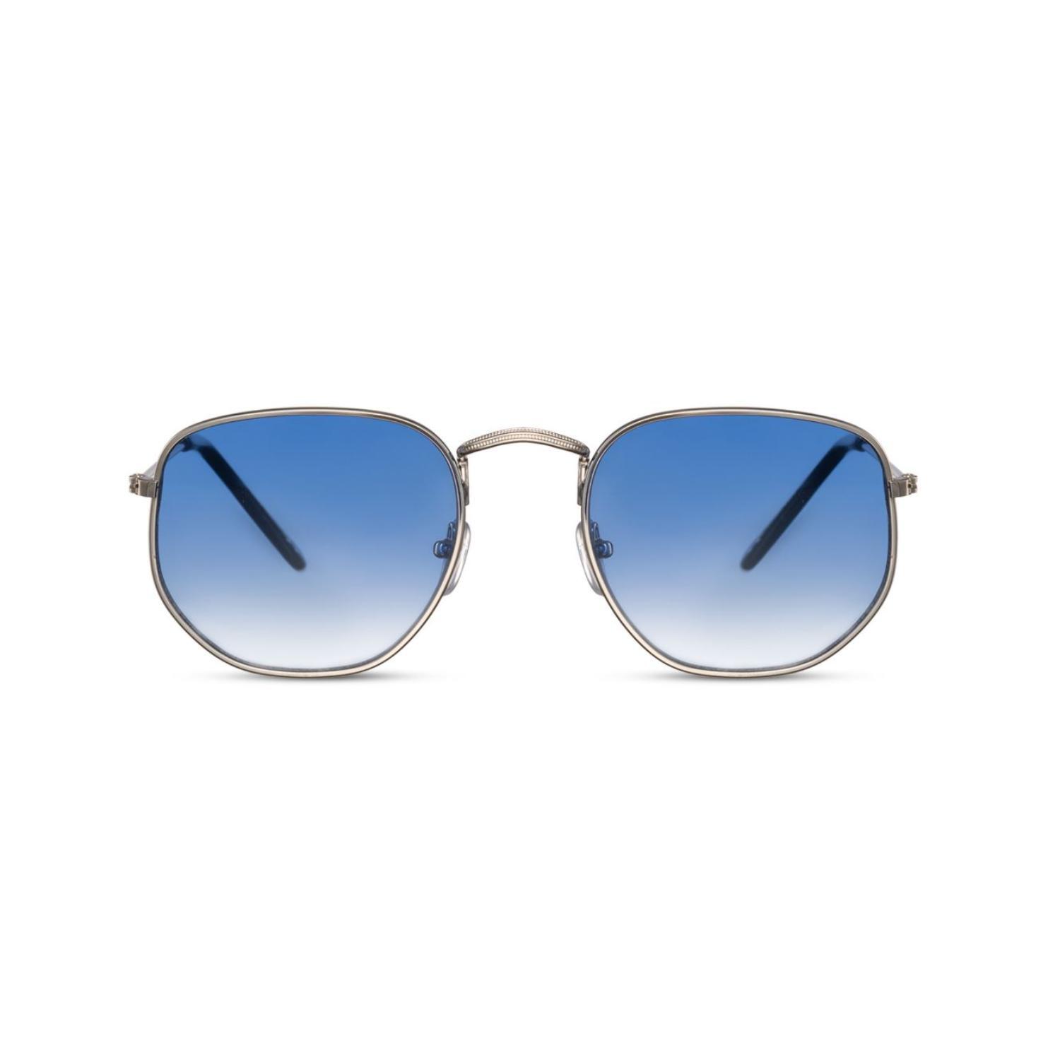 Sunglass Station Solstice Round Unisex Sunglasses - Silver