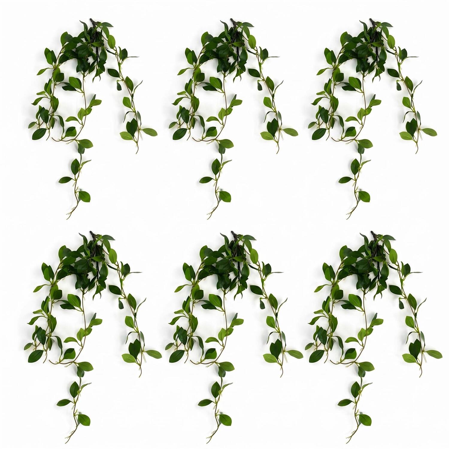 B&Q - Pack Of 6 X 55Cm Artificial Trailing Ficus Vine Stem - Image 3