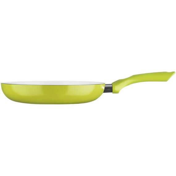 Ecocook 26cm Lime Green Frying Pan with Ceramic Coating