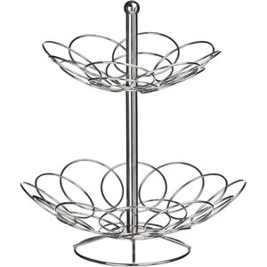 Tavia 3 Tier Chrome Hanging Baskets