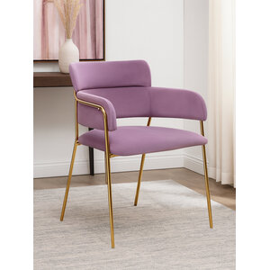 Tamzin Pink Velvet Dining Chair