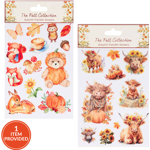 Autumn Transfer Stickers
