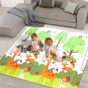 KIDOOLA Reversible Baby Play Mat 200x80cm - Giraffe & Road XPE Foam