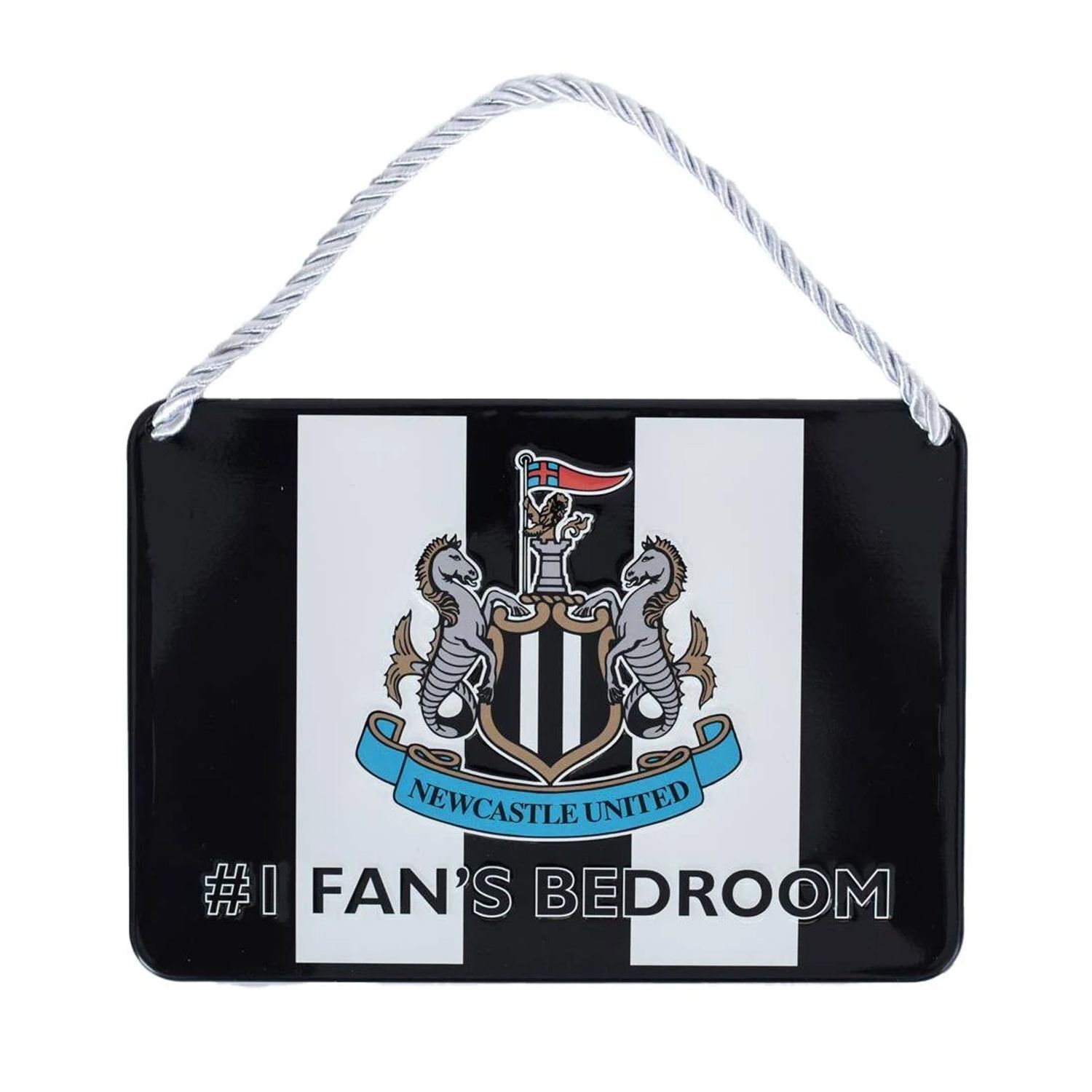 Newcastle United Fc Unisex Black No One Fans Striped Sign In - Image 2