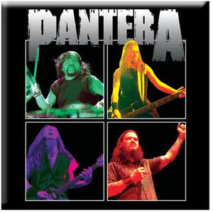 Pantera Band Fridge Magnet
