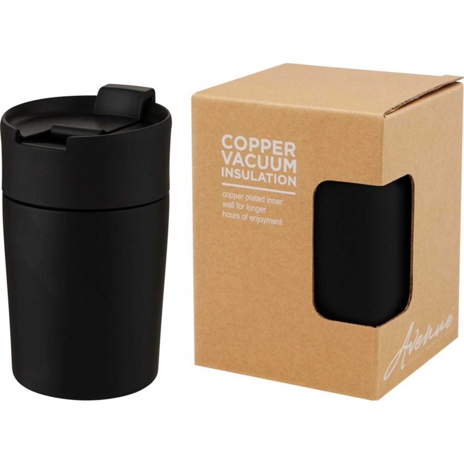 Avenue Jetta 180Ml Tumbler - Solid Black