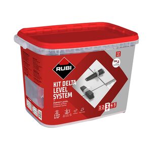 Rubi Tiling Tools Delta Level System Kit (UK Plug)
