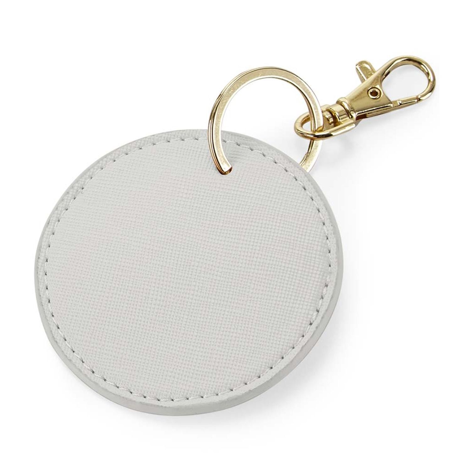 Bagbase Boutique Circular Key Clip - Soft Grey