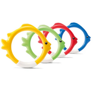 Intex Underwater Fish Rings - 4-Pack Diving Pool Toy