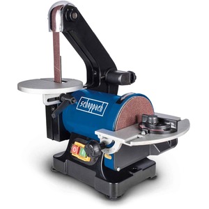 Scheppach BTS700 Belt and Disc Sander, 250W Induction Motor, 125mm Disc, Tilting Table