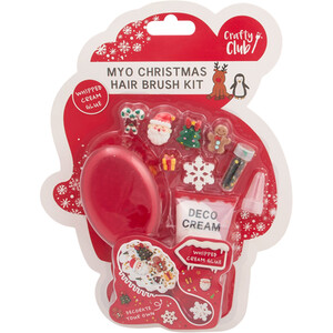 Make Your Own Christmas Hair Brush Kit