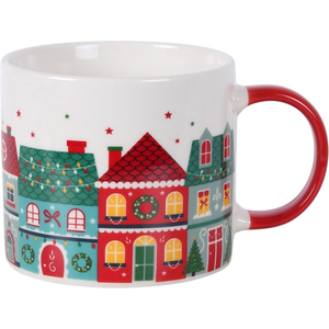 Christmas Street Print Mug