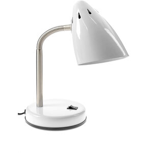 Flexi White Gloss Desk Lamp