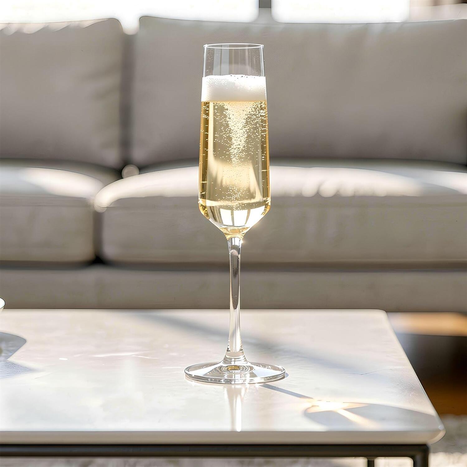 Image of Soho Crystal Champagne Flutes - 210ml&hellip;