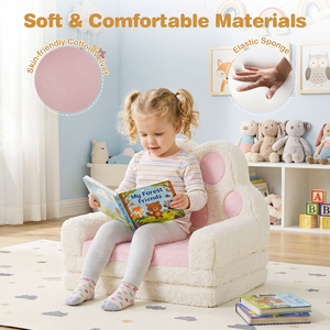 2 in 1 Convertible Kids Sofa to Lounger