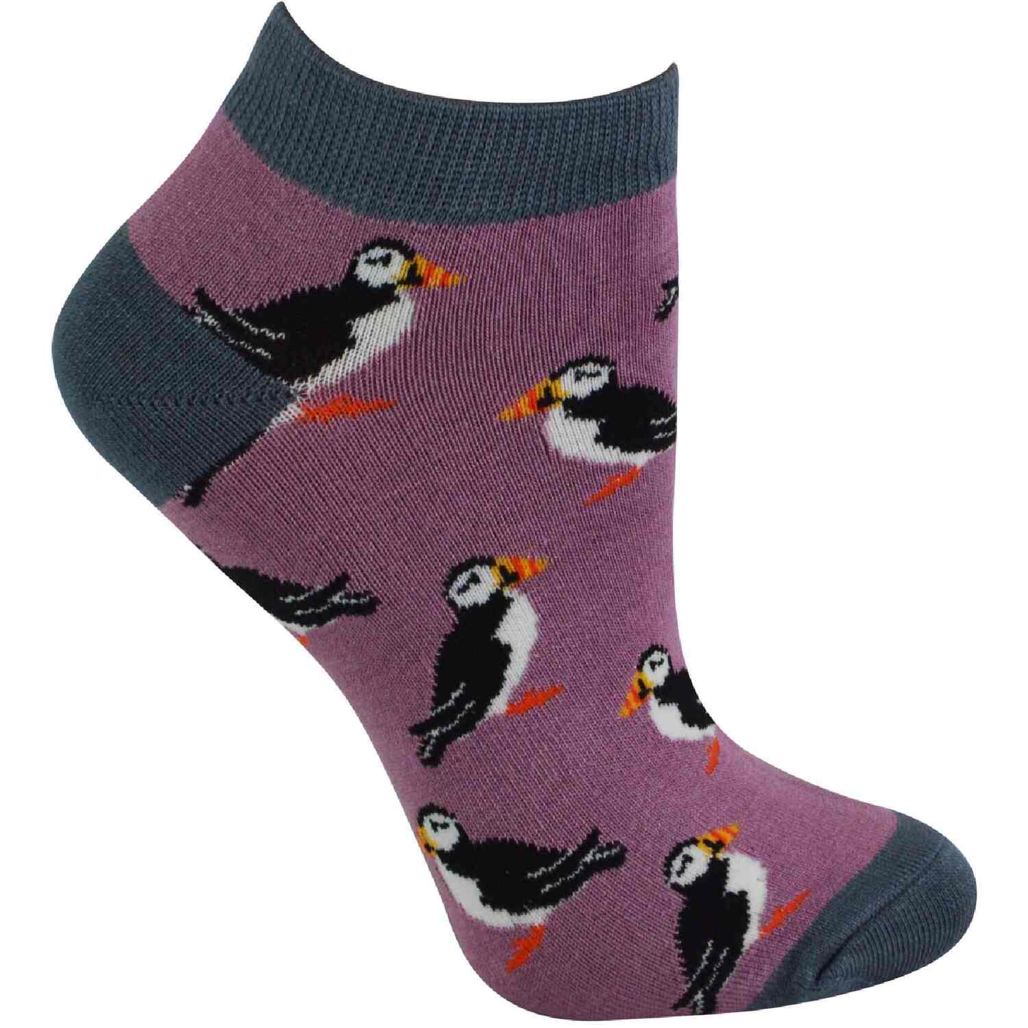 Miss Sparrow Ladies Bamboo Breathable Trainer Socks