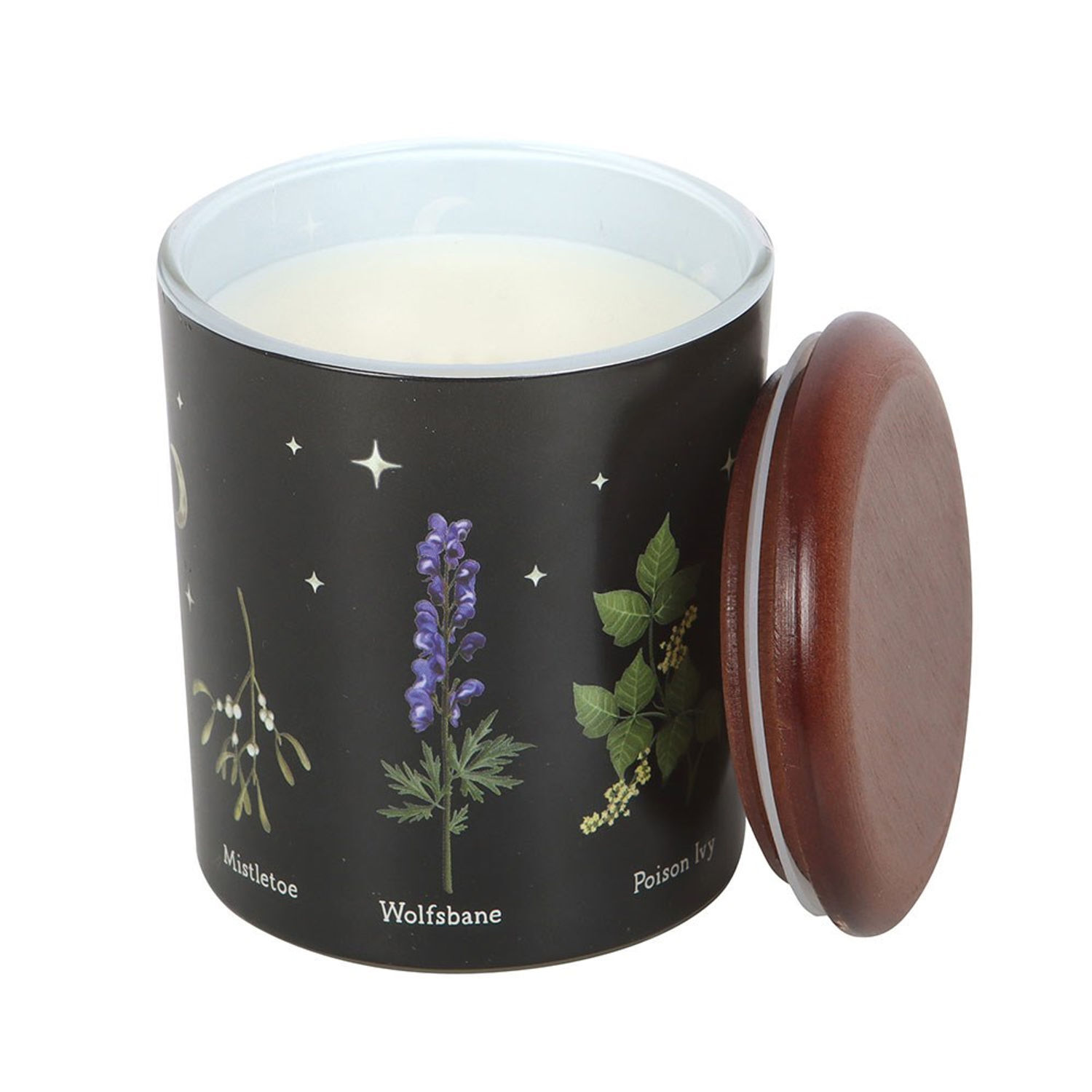 Something Different Deadly Nightshade Scented Candle - Black