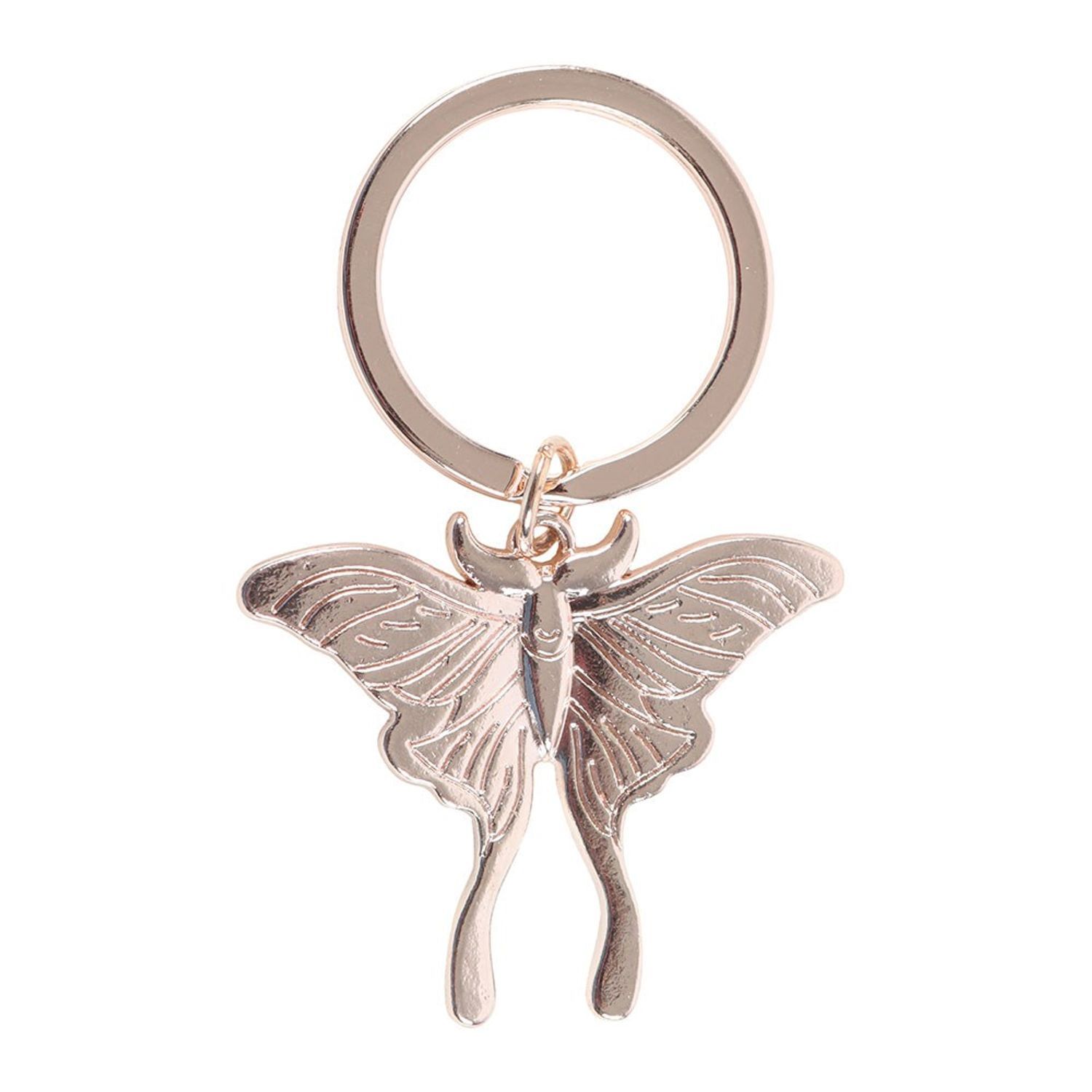 Something Different Luna Moth Keyring - Silver