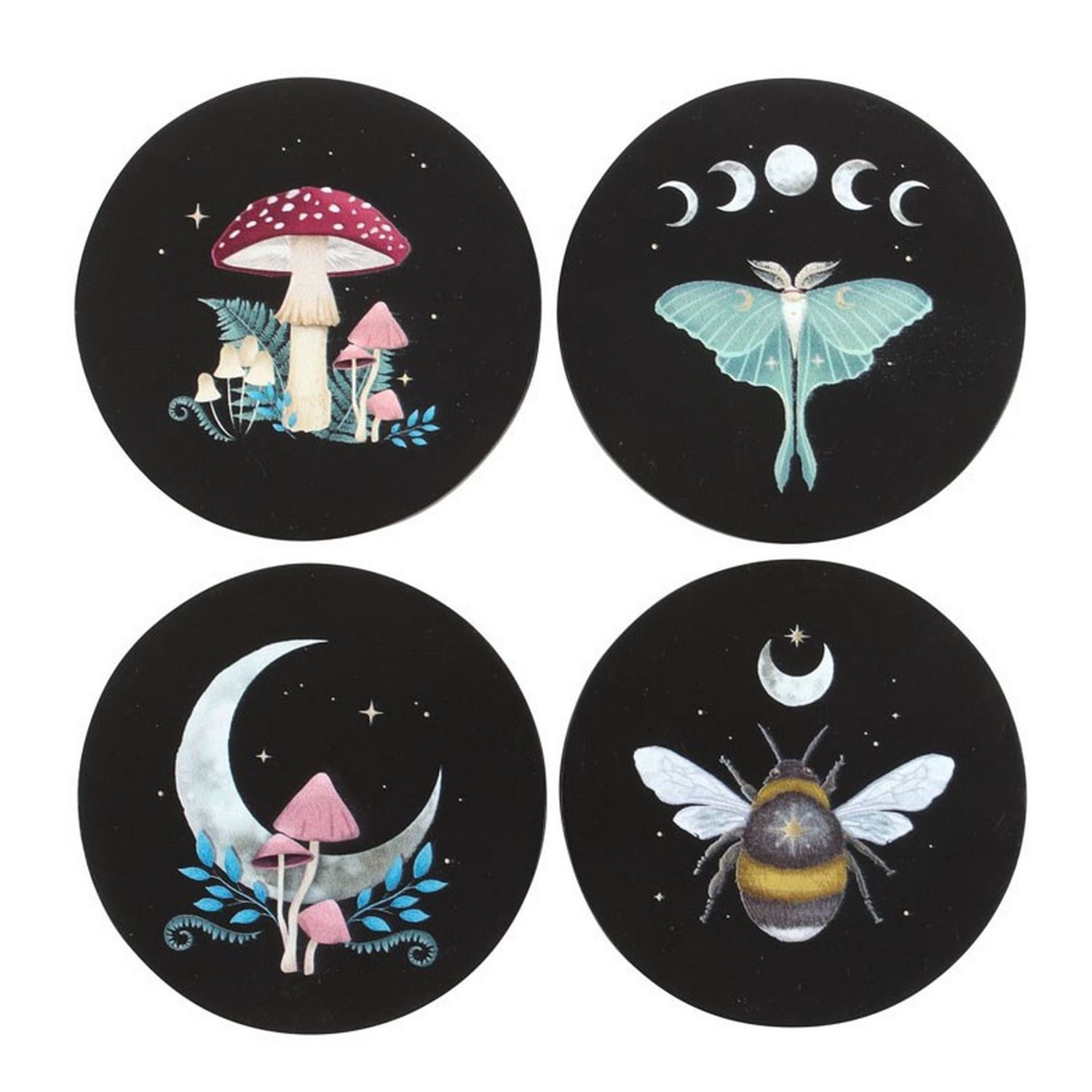Image of Something Different Dark Forest Coaster Set&hellip;