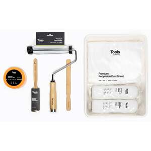Hemway Premium Bamboo Paint Roller Decorating Tools Kit Set 9 inch