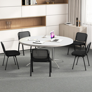 Set of 2 Stackable Ergonomic Mesh Conference Chairs