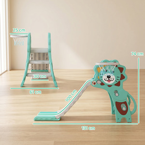 AIYAPLAY 3 in 1 Freestanding Toddler Slide with Climber 331 042V00LB