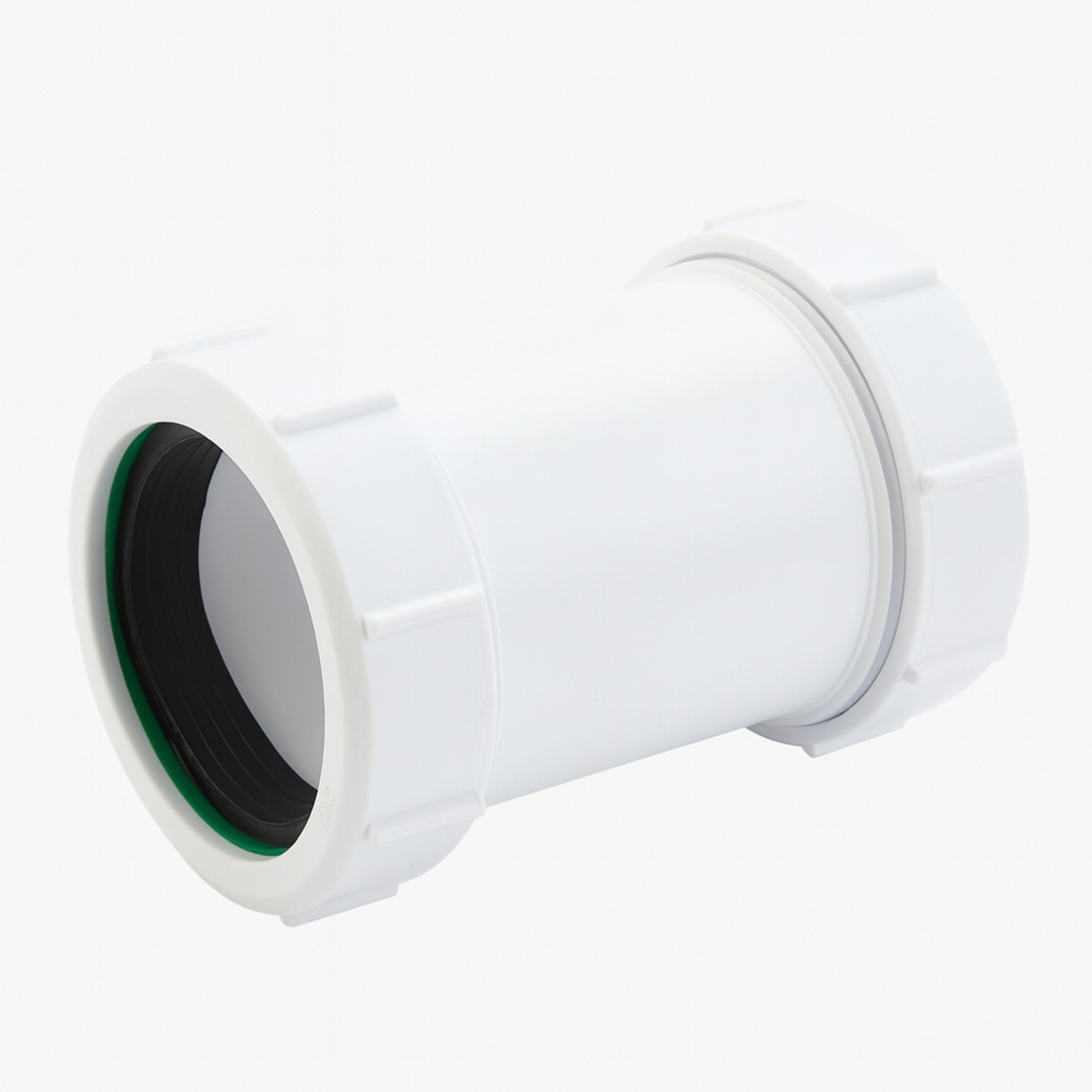 Mcalpine 2" Universal Slip Through Straight Connector - Z28m-Slip For Plumbing - White