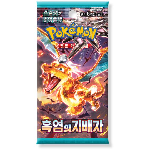 Pokemon Cards Korean Obsidian Flames Single Booster Pack