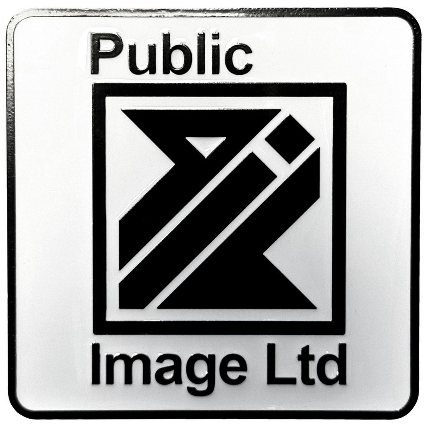 Pil (Public Image Ltd) Logo Fridge Magnet - Black/White