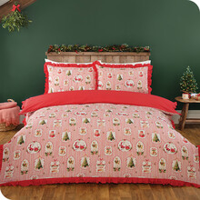 christmas bedding santa