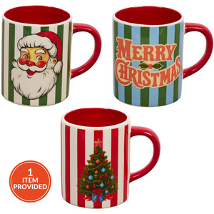 Retro Christmas Mug
