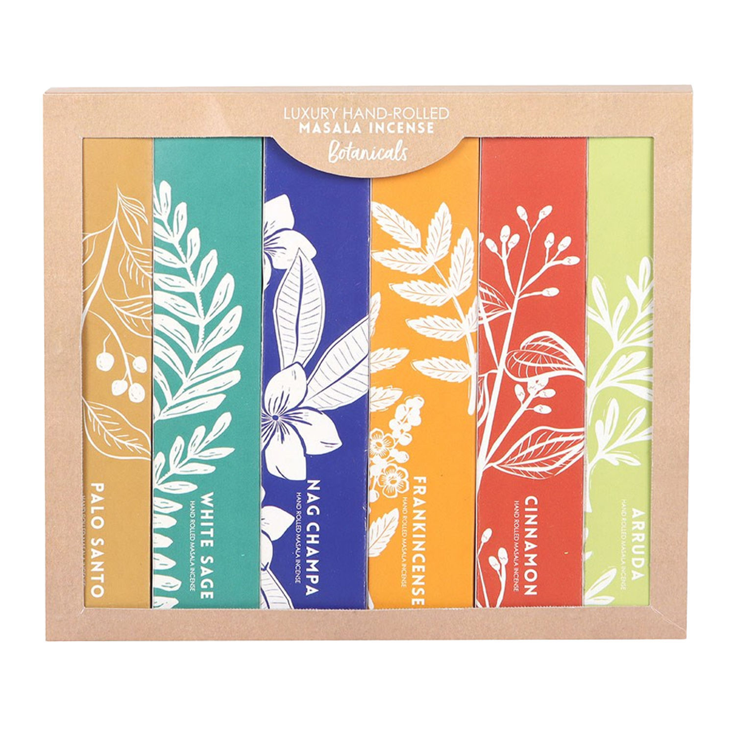 Something Different Botanical Masala Incense Sticks Set (Pack of 6) - Multicoloured - One Size