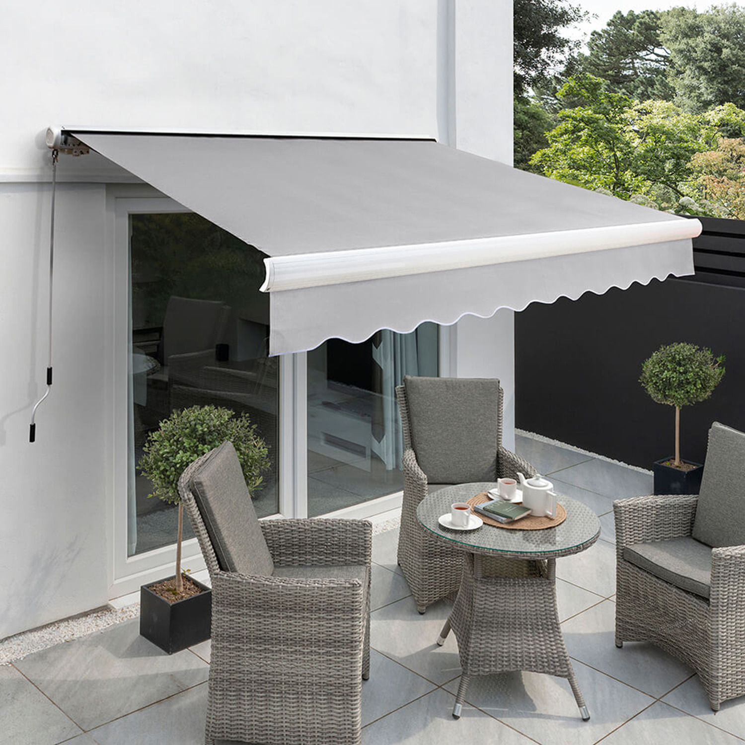 Image of Full Cassette Electric Patio Awning 4m&hellip;