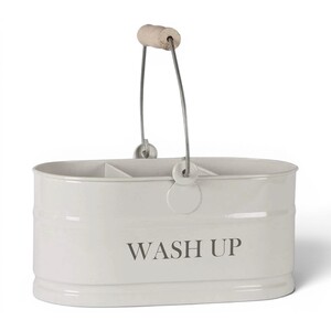 Wash Up Utility Bucket with Wooden Handle