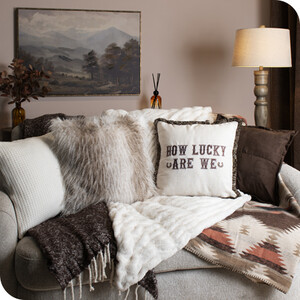 home furnishings grey cushions