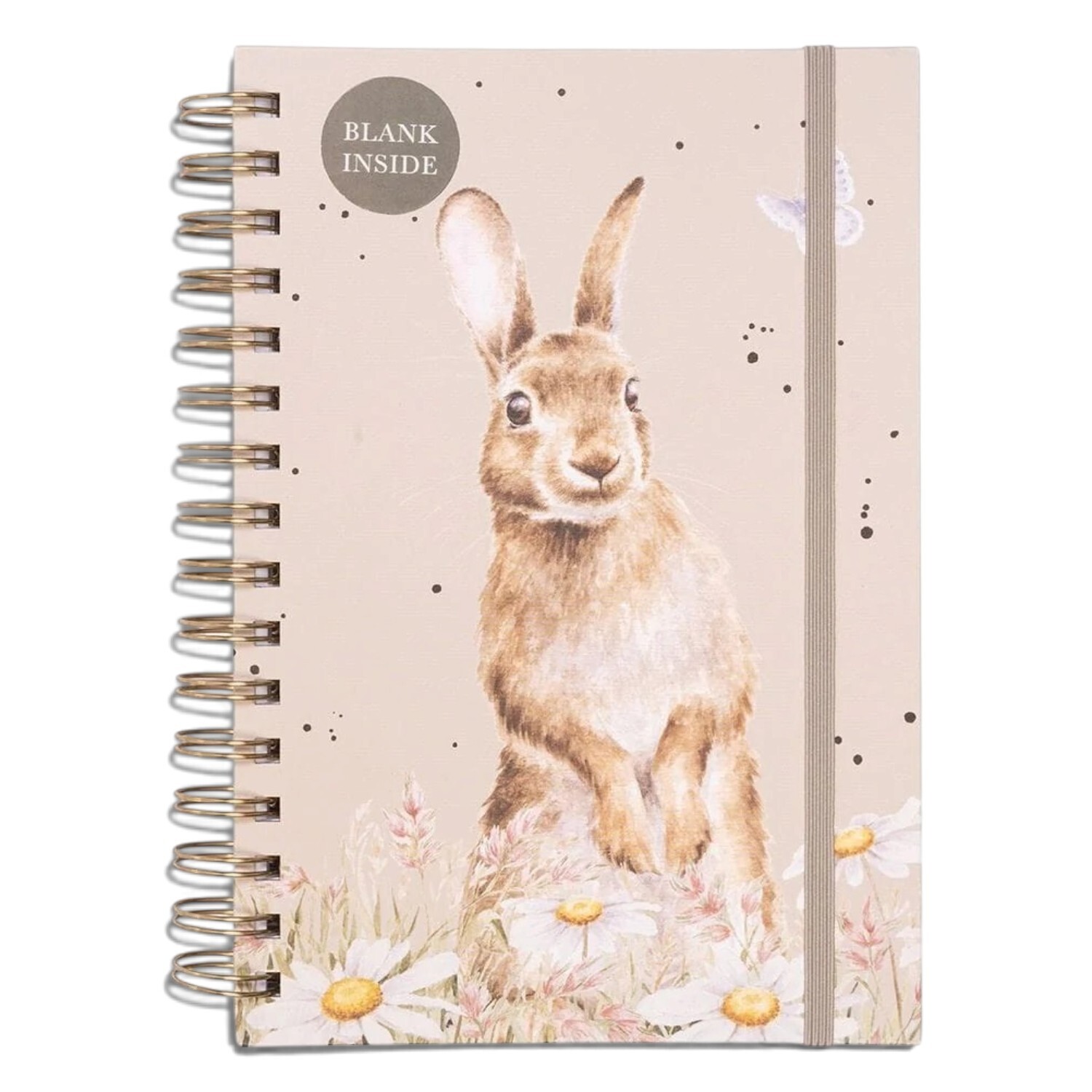 B&Q -  Among The Daisies A5 Hardback Spiral Notebook With Plain Pages - Image 5