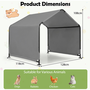 Costway Dog Shade Shelter for Large Medium Small Breeds