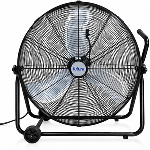 Futura 32 Inch Black Floor Fan
