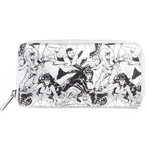 MARVEL COMICS Comics AOP Children's Zip Around Wallet - GW332335MVL - Grey
