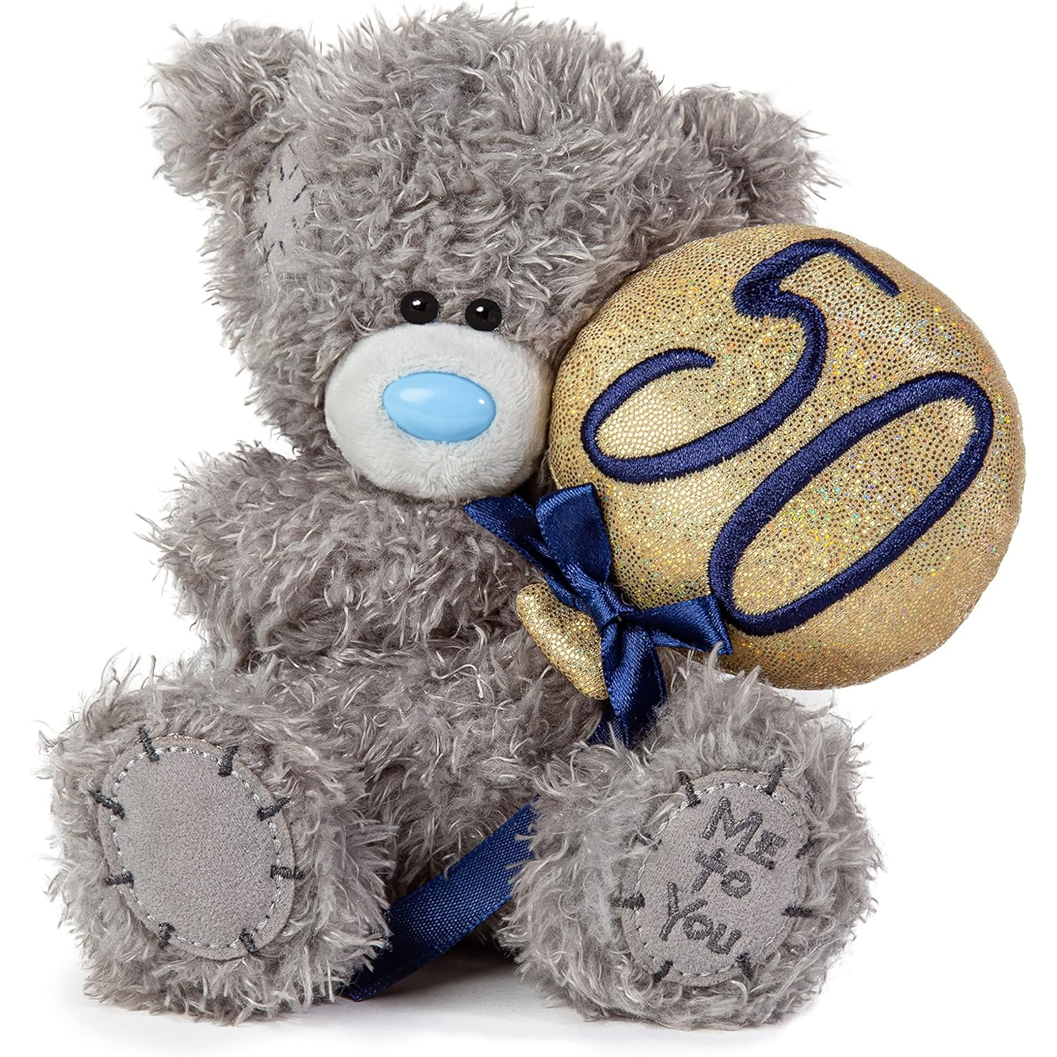 B&Q -  Tatty Teddy 50Th Birthday Bear Holding A 50 Balloon - Image 3